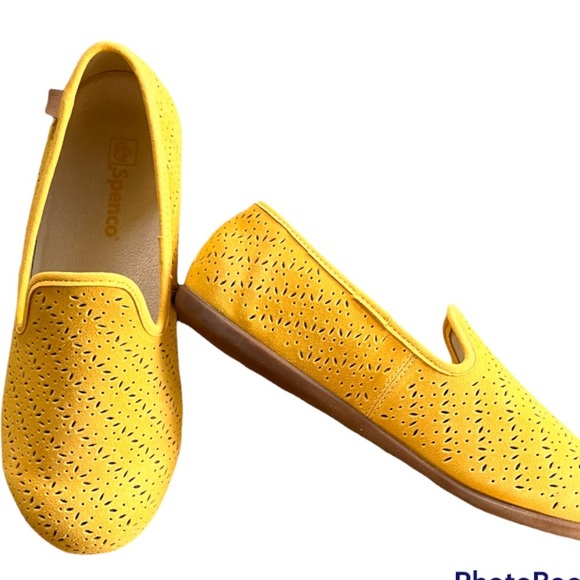 Spenco Shoes Orthotic Ballet Flats Bailey Comfort Mustard 7.5 - Picture 3 of 5